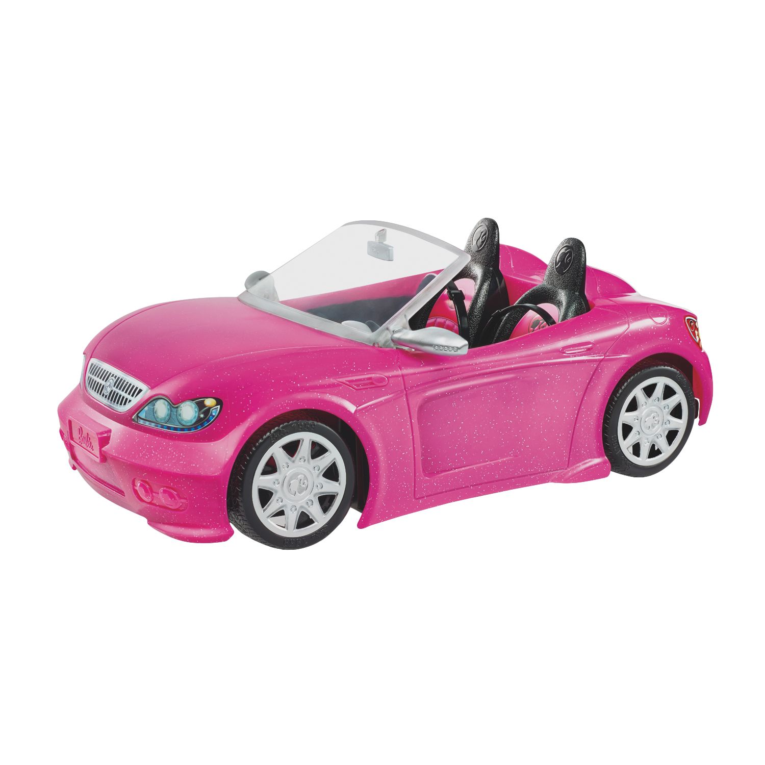 barbie convertible car & doll playset