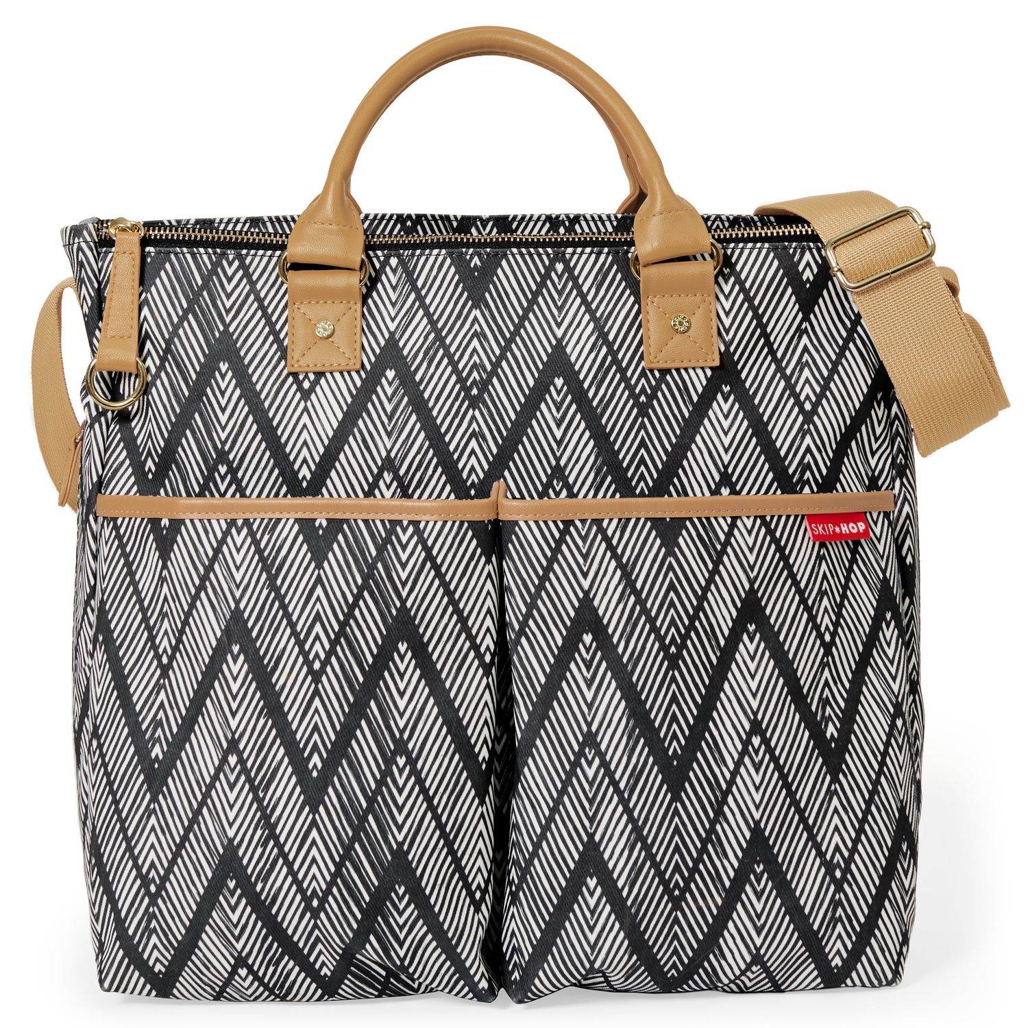 skip hop gray diaper bag