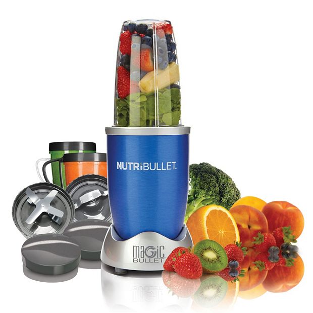 NutriBullet NBR-1201 12-Piece High-Speed Blender/Mixer System, Gray (600  Watts)