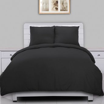 Lotus Home Lotus Home Water and Stain Resistant Duvet Cover Set with Shams