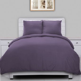 Lotus Home Lotus Home Water and Stain Resistant Duvet Cover Set with Shams