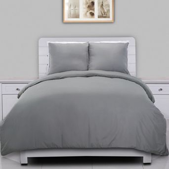 Lotus Home Lotus Home Water and Stain Resistant Duvet Cover Set with Shams