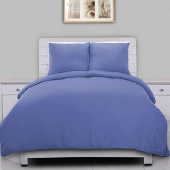 Lotus Home Lotus Home Water and Stain Resistant Duvet Cover Set with Shams