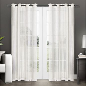 Exclusive Home Penny Sheer Window Curtains