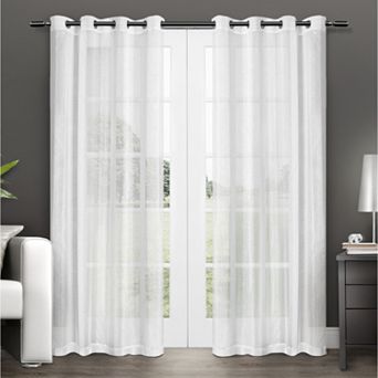 Exclusive Home Penny Sheer Window Curtains