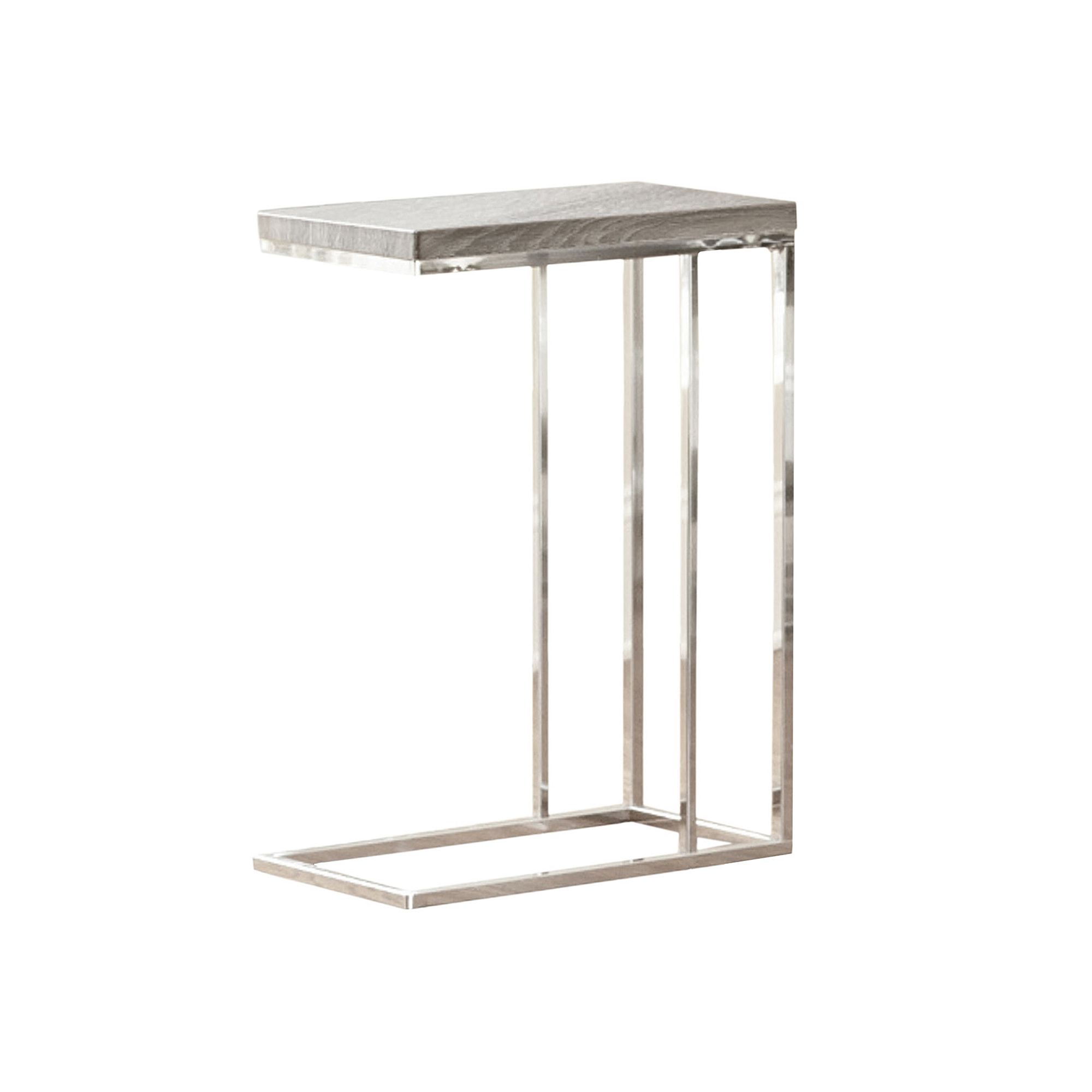 Lucia Chairside End Table, Gray