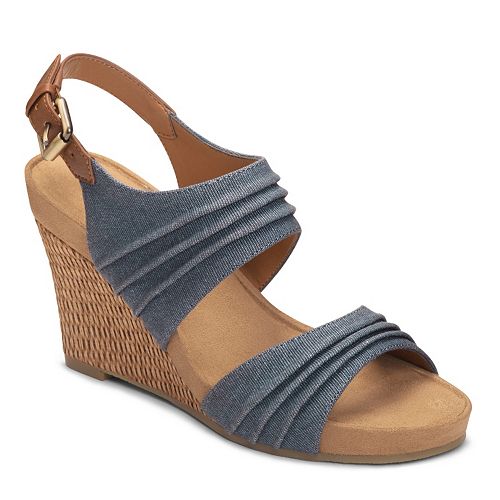 aerosoles denim sandals