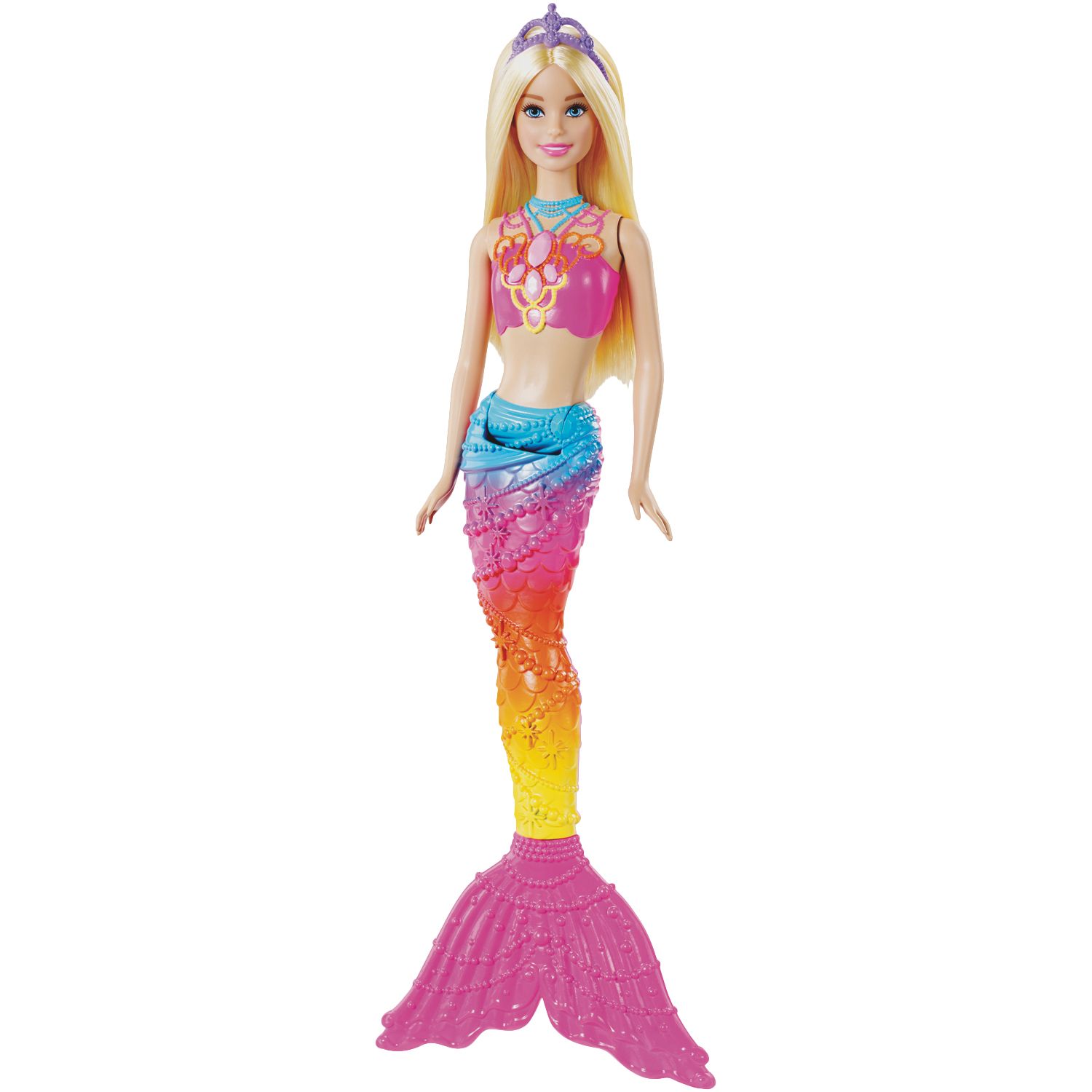 barbie mermaid doll rainbow fashion