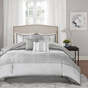 Madison Park Chandler 7 pc Comforter Set with Throw Pillows