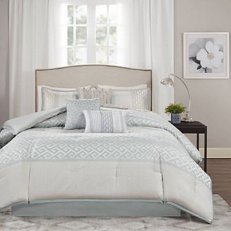 Madison Park Chandler 7 pc Comforter Set with Throw Pillows