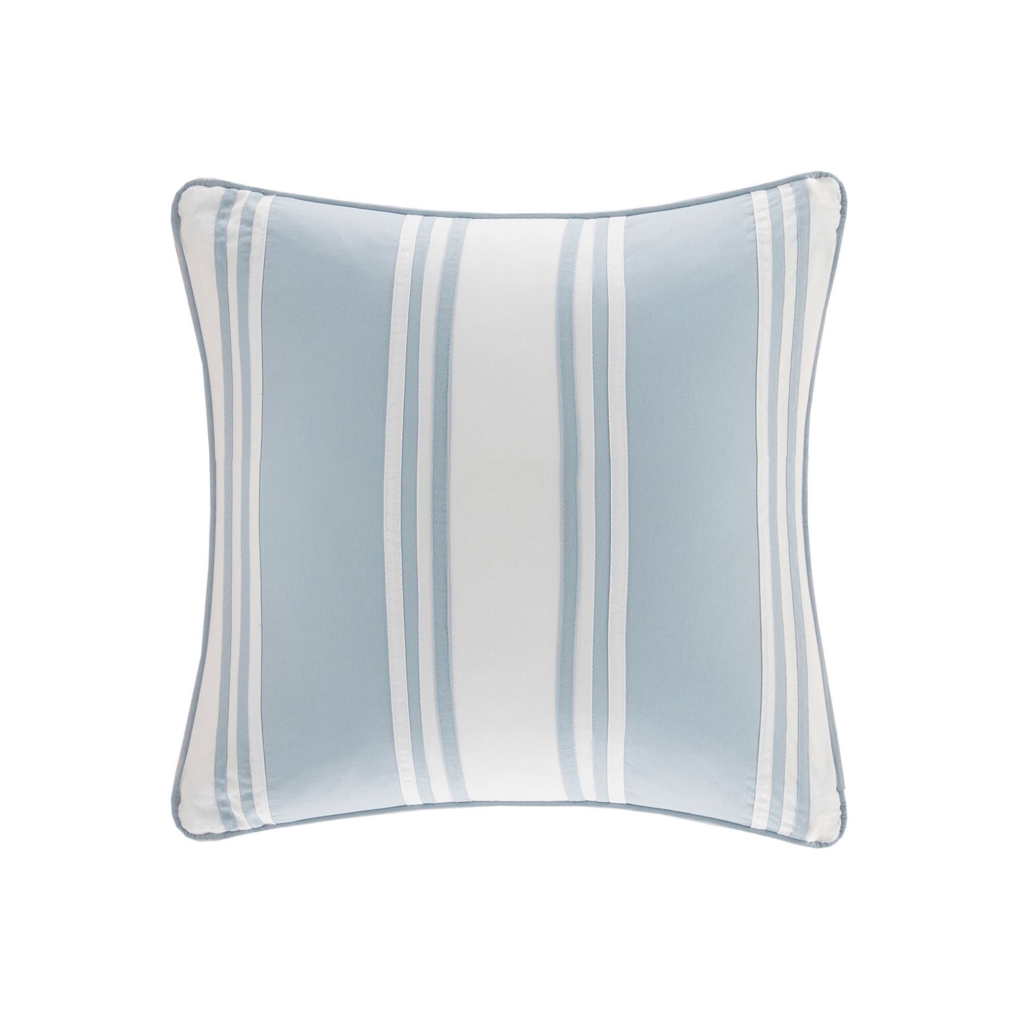 Harbor House Crystal Beach Pieced Square Throw Pillow, White Blue
