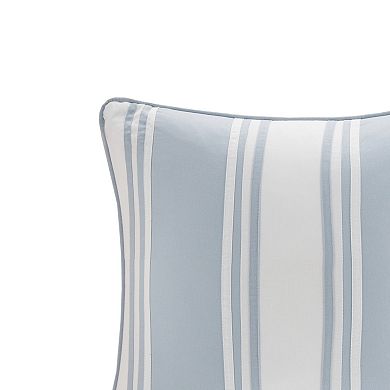 Harbor House Crystal Beach Pieced Square Throw Pillow