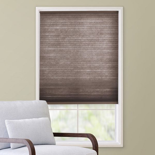 Custom Cut to Order Cordless Cellular Shade - 48'' Length - Brownie (47.5" WIDE)