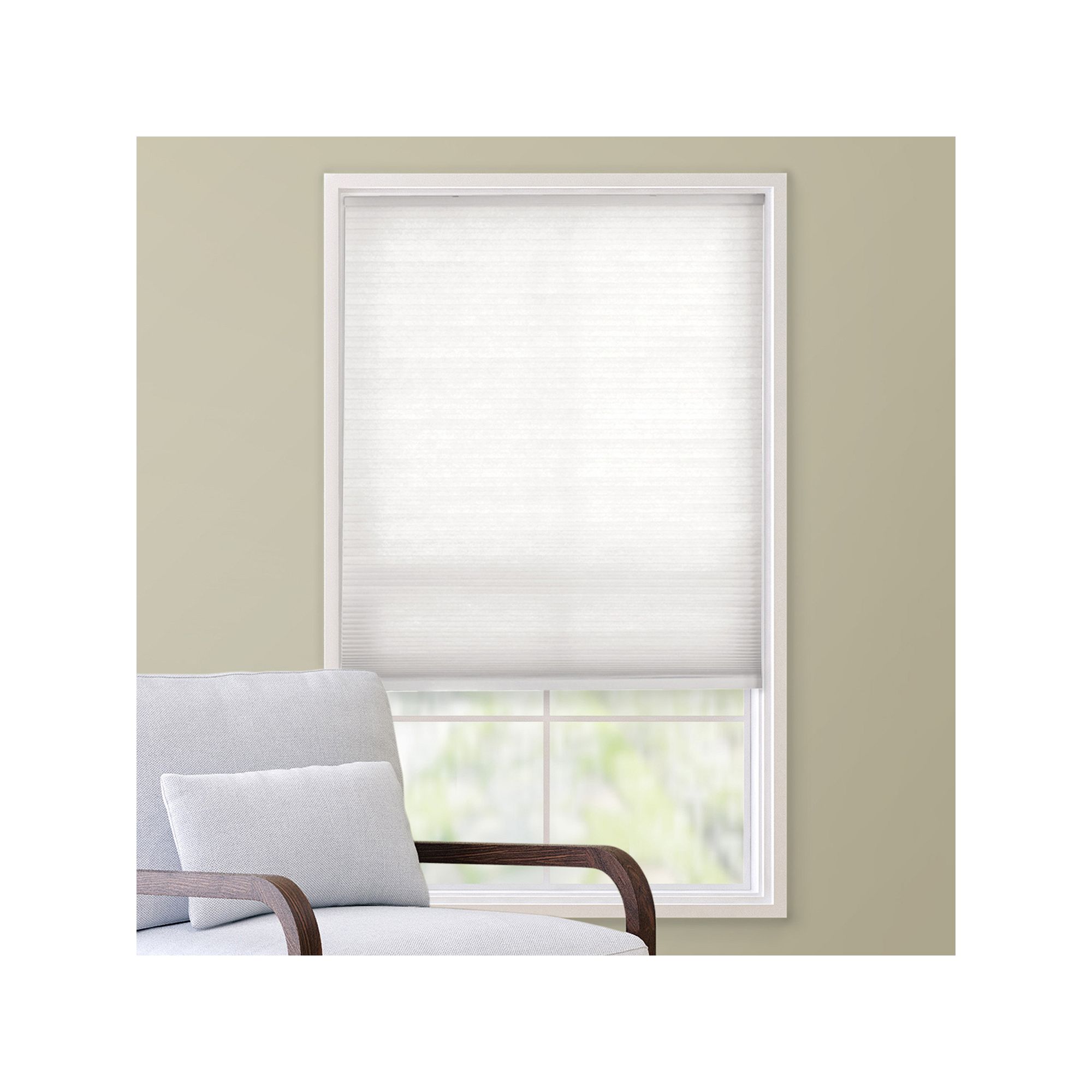 Custom Cut to Order Cordless Cellular Shade - 72 Length, Frost