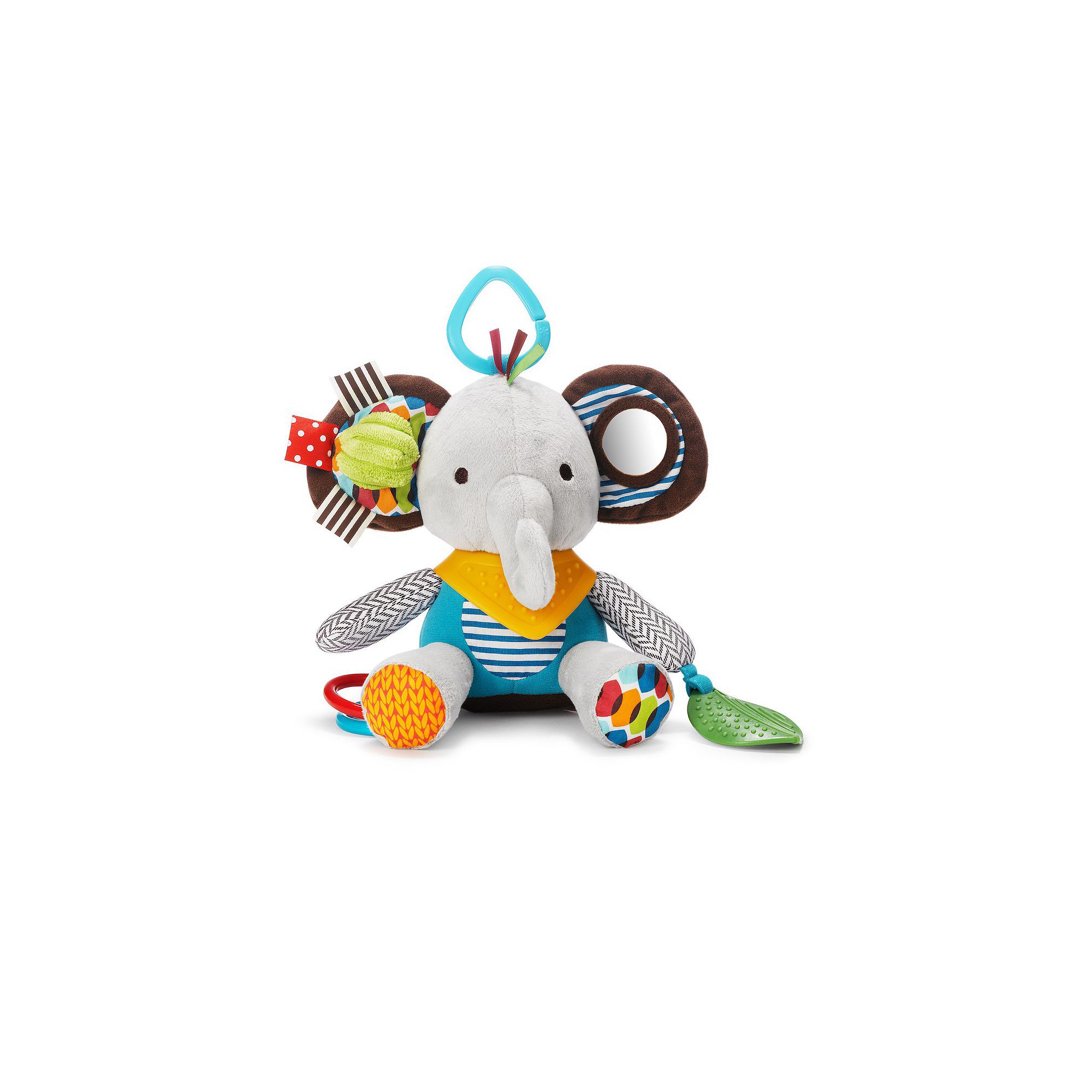 Skip Hop Bandana Buddies Activity Teether Rattle, Elephant