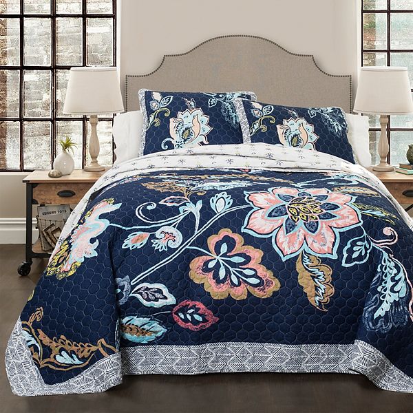 Lush Decor Aster 3-piece Quilt Set