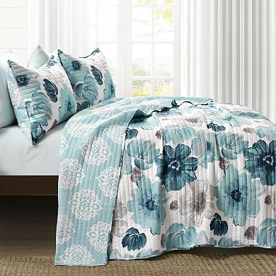 Lush Decor Leah Quilt Set