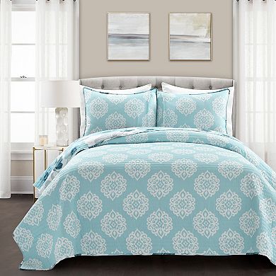 Lush Decor Leah Quilt Set