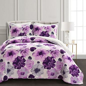 Lush Decor Leah Quilt Set