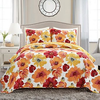 Lush Decor Leah Quilt Set