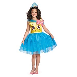 Girls Shopkins Cupcake Queen Costume