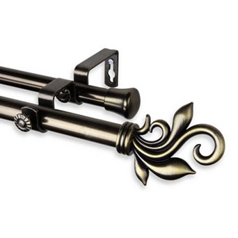 Rod Desyne Delilah Adjustable Double Curtain Rod
