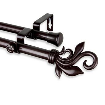 Rod Desyne Delilah Adjustable Double Curtain Rod