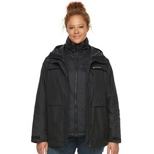 Plus Size Columbia Eagles Call Hooded 3-in-1 Systems Jacket