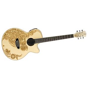 Henna Oasis Acoustic Electric Guitar