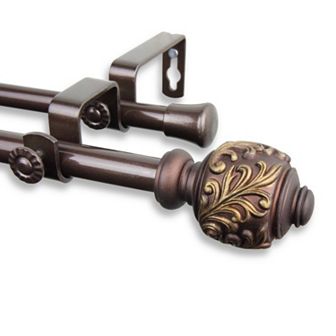 Rod Desyne Tilly Adjustable Double Curtain Rod