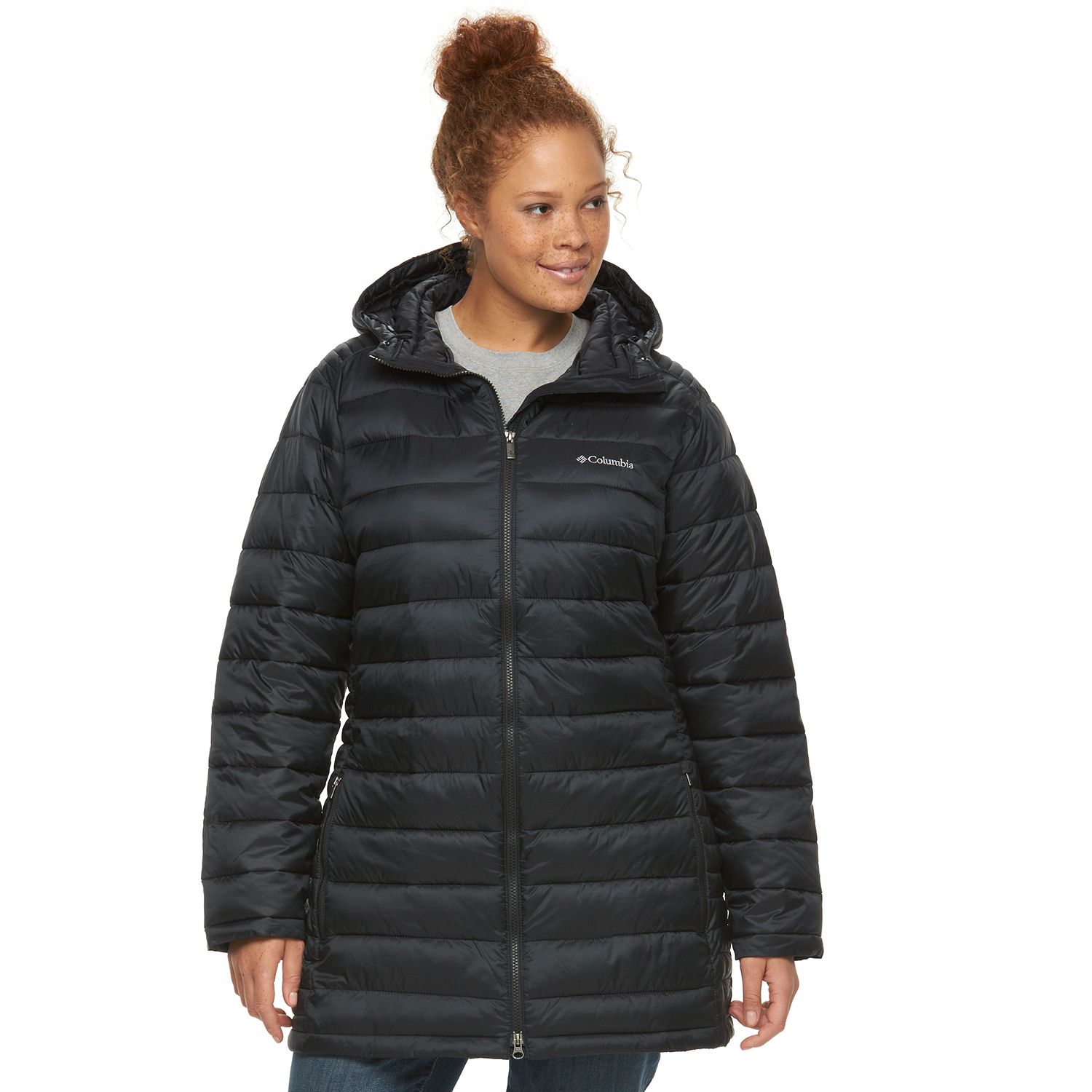 columbia hooded puffer jacket