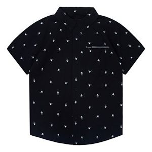 Toddler Boy Hurley Raglan Woven Shirt