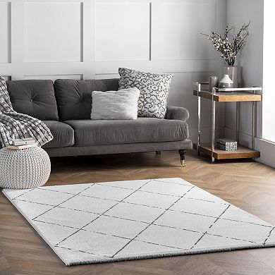 nuLOOM Cine Geo Lattice Rug