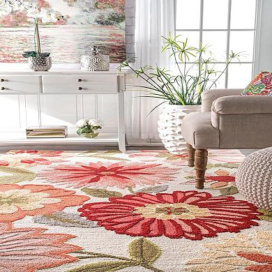 nuLOOM Uzbek Floral Rug