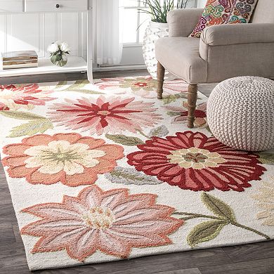 nuLOOM Uzbek Floral Rug