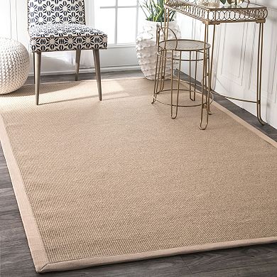 nuLOOM Eco Framed Jute Rug