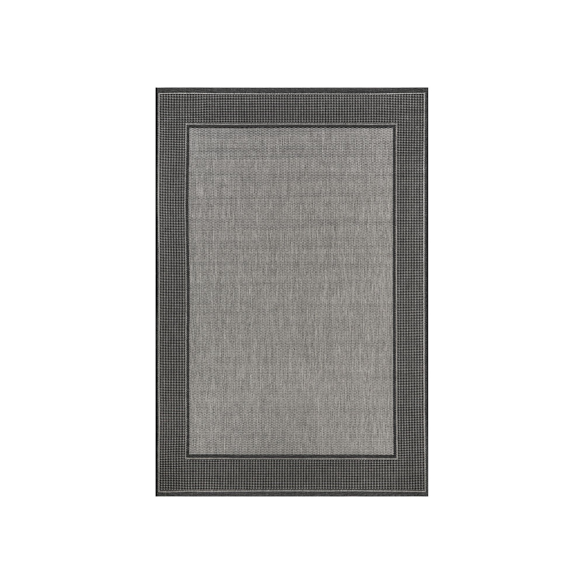 nuLOOM Framed Indoor Outdoor Rug, Gray