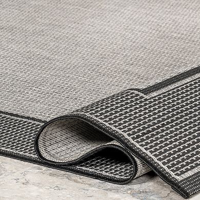 nuLOOM Framed Indoor Outdoor Rug