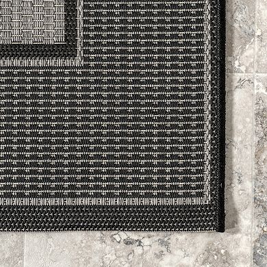 nuLOOM Framed Indoor Outdoor Rug