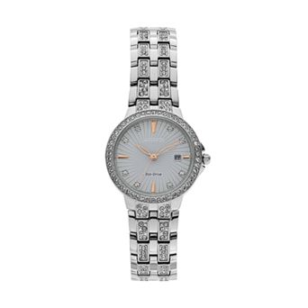 Citizen Eco-Drive Women's Silhouette Crystal Stainless Steel Watch - EW2340-58A