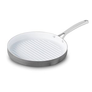 Calphalon Classic 12-in. Ceramic Nonstick Hard-Anodized Round Grill Pan