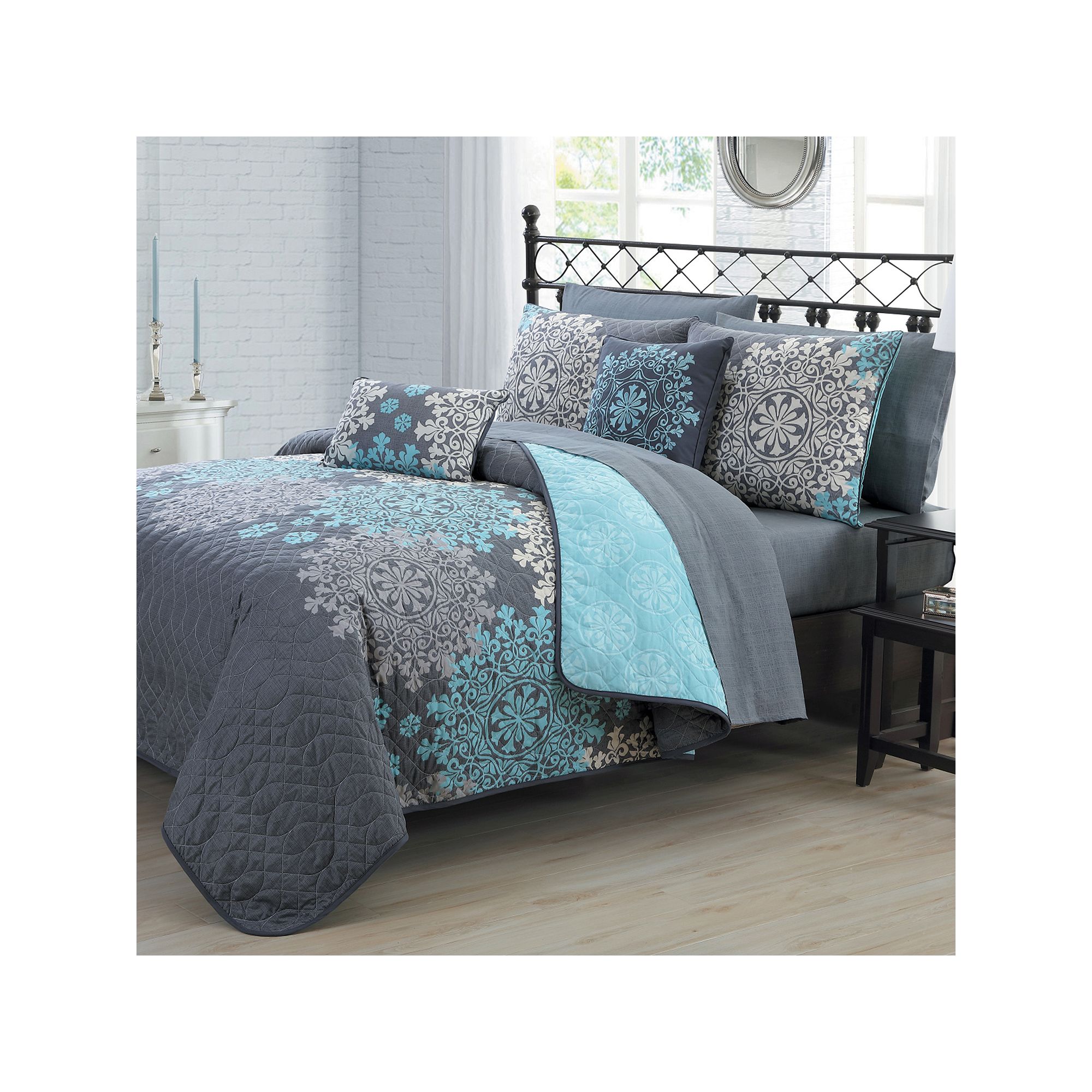 33830068 Avondale Manor Amber Quilt Set with Coordinating T sku 33830068