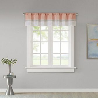 Madison Park Eastridge Window Valance - 50'' x 18''