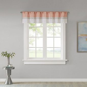 Madison Park Eastridge Window Valance - 50'' x 18''