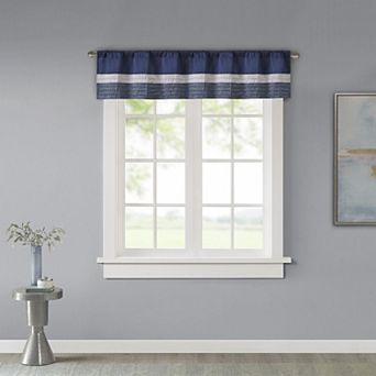 Madison Park Eastridge Window Valance - 50'' x 18''