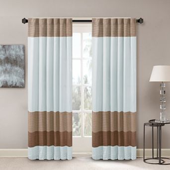 Madison Park Eastridge Light Filtering 1-Panel Rod Pocket Window Curtain - 50'' x 84''
