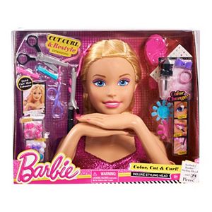 Barbie Deluxe Blonde Hair Styling Head by Mattel