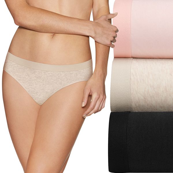 Hanes Ultimate Girls' 4-Pack X-Temp Comfort Blend Bikini Panties