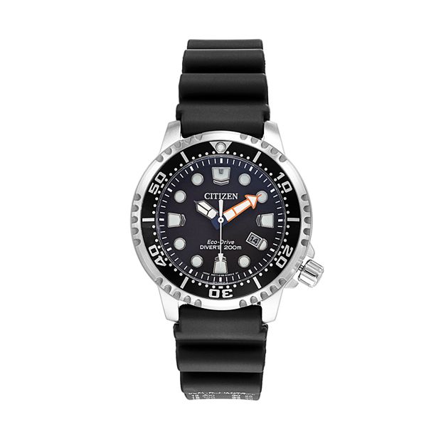 Citizen Men&s Eco-Drive Black ProMaster Diver Watch BN0150-28E