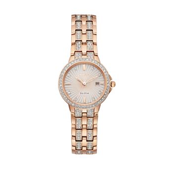 Citizen Eco-Drive Women's Silhouette Crystal Stainless Steel Watch - EW2348-56A
